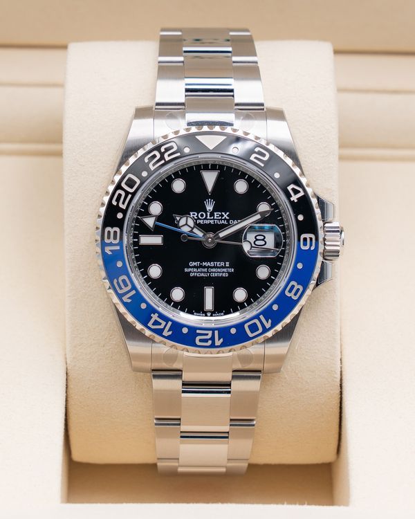 2026 Rolex GMT-Master II "Batman" 40MM Black Dial Oyster Bracelet (126710BLNR)