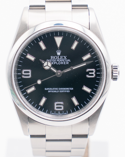 Rolex Explorer 36MM Black Dial Oyster Bracelet (14270)