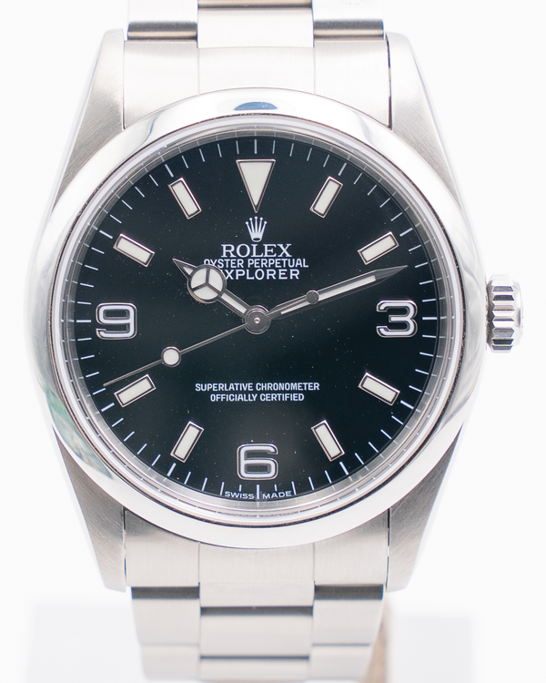 Rolex Explorer 36MM Black Dial Oyster Bracelet (14270)