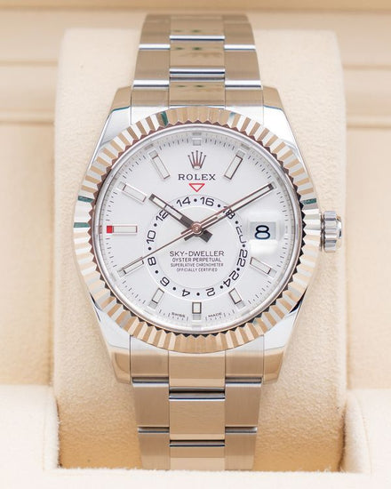 2023 Rolex Sky-Dweller 42MM White Dial Oyster Bracelet (326934)