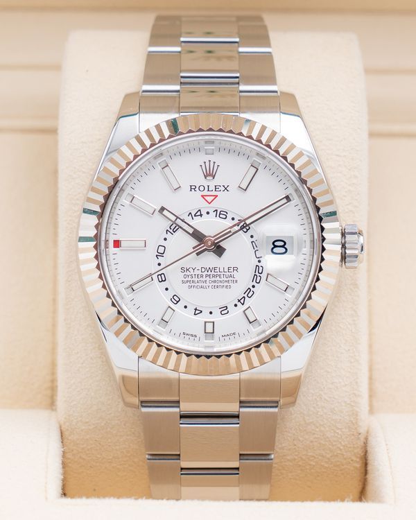 2023 Rolex Sky-Dweller 42MM White Dial Oyster Bracelet (326934)