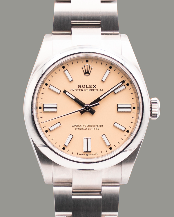 2025 Rolex Oyster Perpetual 41MM Beige Dial Oyster Bracelet (134300)
