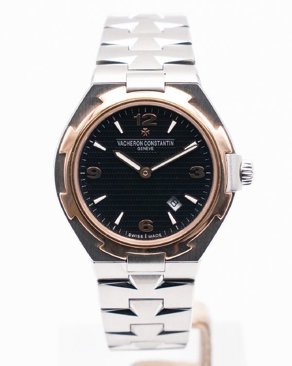 Vacheron Constantin Overseas 34MM Quartz Black Dial Steel Bracelet (25250)