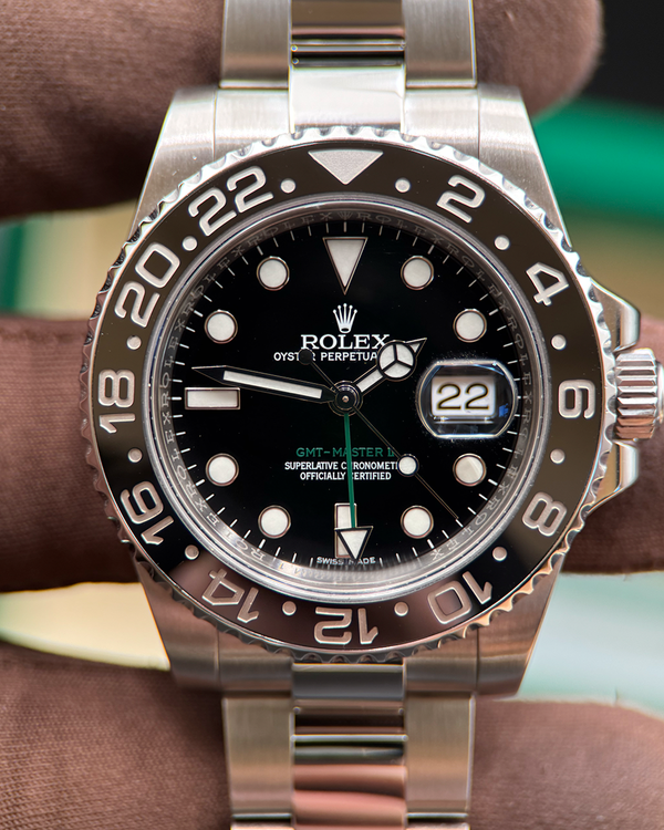 2017 Rolex GMT-Master II 40MM Black Dial Oyster Bracelet (116710LN)