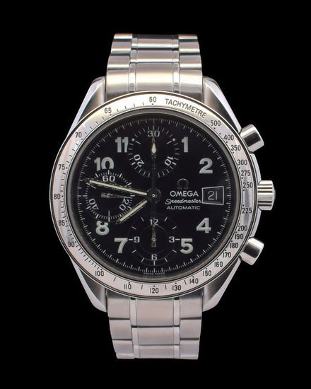 Omega Speedmaster Date "Japan Special" 39MM Black Dial Steel Bracelet (3513.52.00)