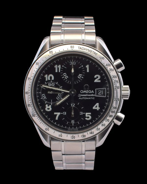 Omega Speedmaster Date "Japan Special" 39MM Black Dial Steel Bracelet (3513.52.00)