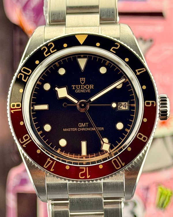 2025 Tudor Black Bay '58 GMT "Coke" 39MM Black Dial Steel Bracelet (7939G1A0NRU)