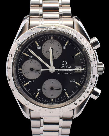 Omega Speedmaster Date 39MM Black Dial Steel Bracelet (3511.50.00)