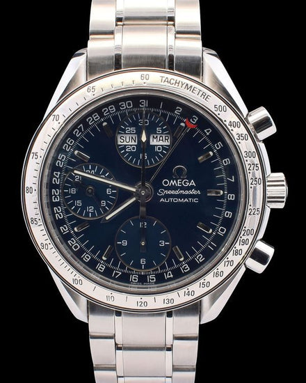 Omega Speedmaster Day-Date 39MM Blue Dial Steel Bracelet (3523.80.00)