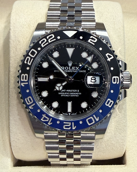2026 Rolex GMT-Master II "Batgirl" 40MM Black Dial Jubilee Bracelet (126710BLNR)