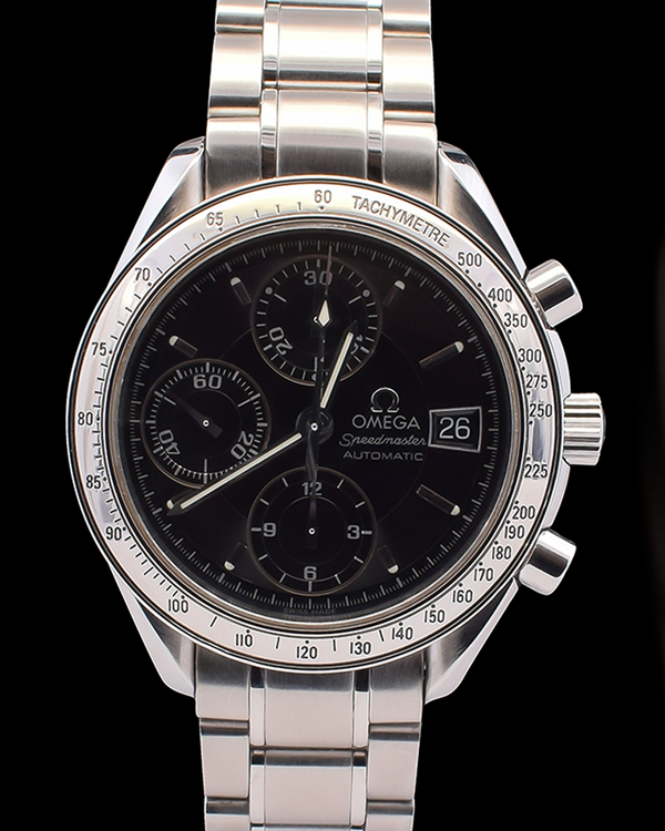 Omega Speedmaster Date 39MM Black Dial Steel Bracelet (3513.50.00)