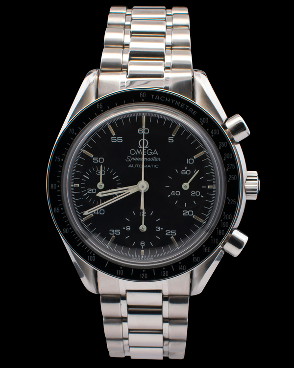 Omega Speedmaster Reduced 39MM Black Dial Steel Bracelet (3510.50.00)