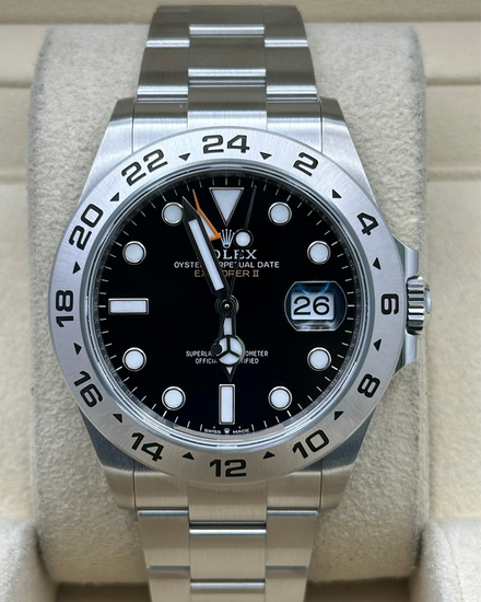 2026 Rolex Explorer II 42MM Black Dial Oyster Bracelet (226570)