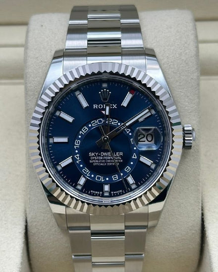 2025 Rolex Sky-Dweller 42MM Blue Dial Oyster Bracelet (336934)