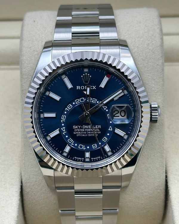 2025 Rolex Sky-Dweller 42MM Blue Dial Oyster Bracelet (336934)