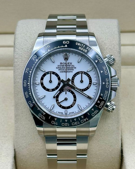 2025 Rolex Cosmograph Daytona "Panda" 40MM White Dial Oyster Bracelet (126500LN)