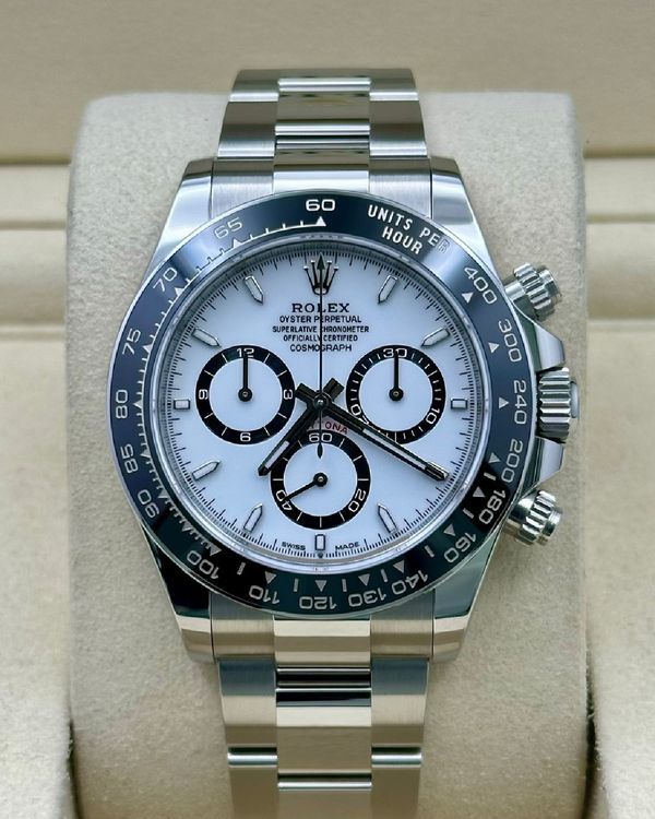 2025 Rolex Cosmograph Daytona "Panda" 40MM White Dial Oyster Bracelet (126500LN)