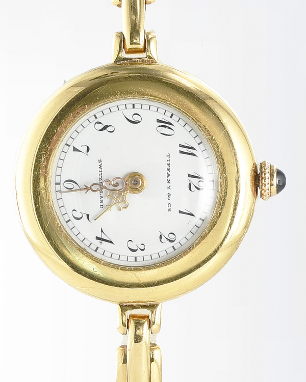 1912 Patek Philippe Vintage 26.5MM White Dial Aftermarket Yellow Gold Bracelet (Cal. 10''')