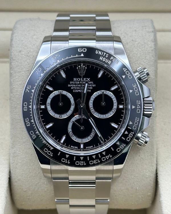 2025 Rolex Cosmograph Daytona 40MM Black Dial Oyster Bracelet (126500LN)