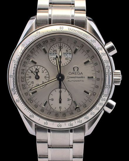 Omega Speedmaster Day-Date 39MM Silver Dial Steel Bracelet (3523.30.00)