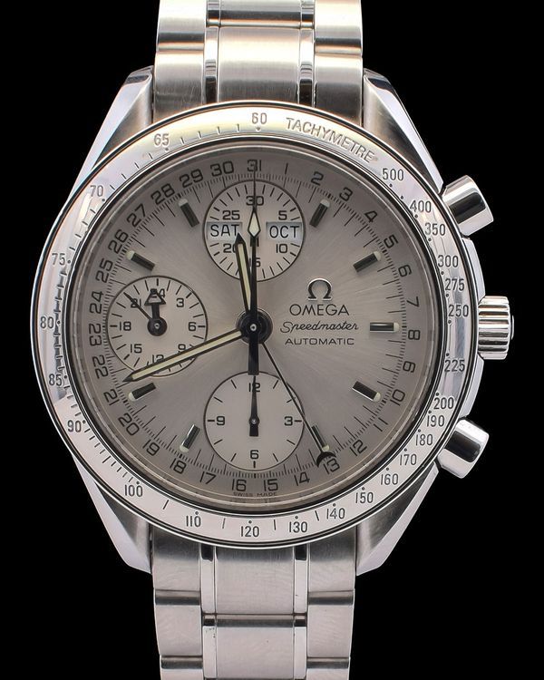 Omega Speedmaster Day-Date 39MM Silver Dial Steel Bracelet (3523.30.00)
