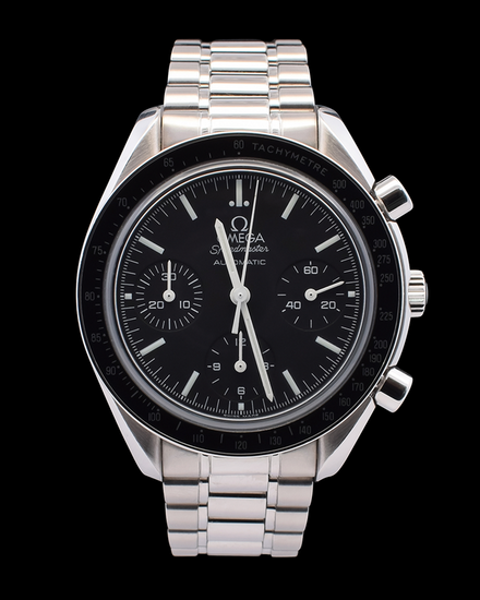 Omega Speedmaster Reduced 39MM Black Dial Steel Bracelet (3539.50.00)