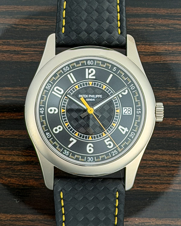2026 Patek Philippe Calatrava 40MM Black Dial Leather Strap (6007G-001)