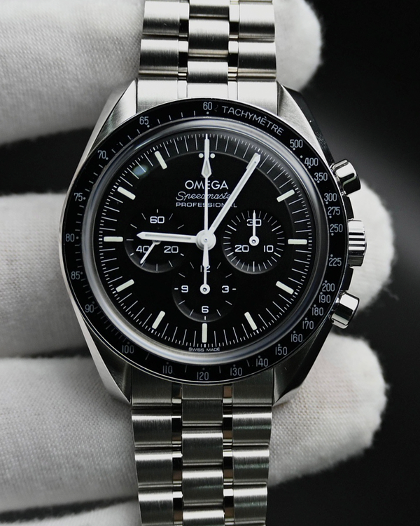 2022 Omega Speedmaster Professional Moonwatch 42MM Black Dial Steel Bracelet (310.30.42.50.01.002)