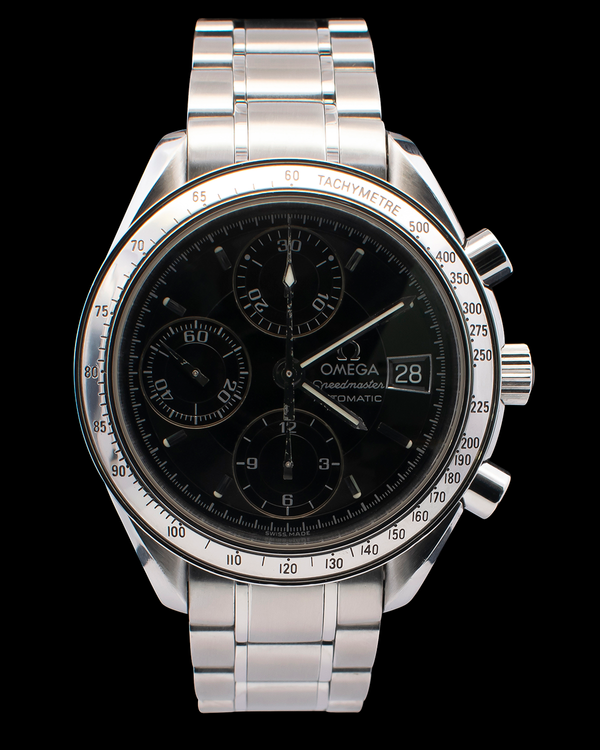Omega Speedmaster Date 39MM Black Dial Steel Bracelet (3513.50.00)