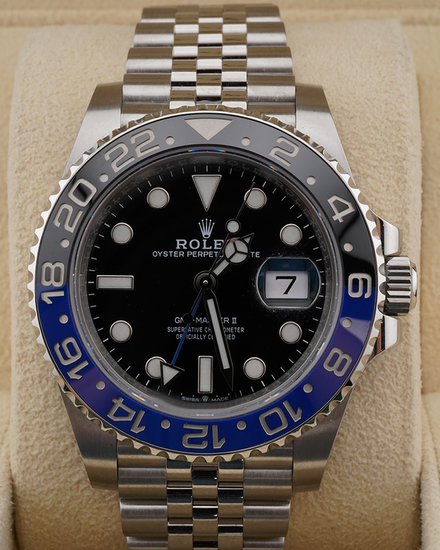 2022 Rolex GMT-Master II "Batgirl" 40MM Black Dial Jubilee Bracelet (126710BLNR)