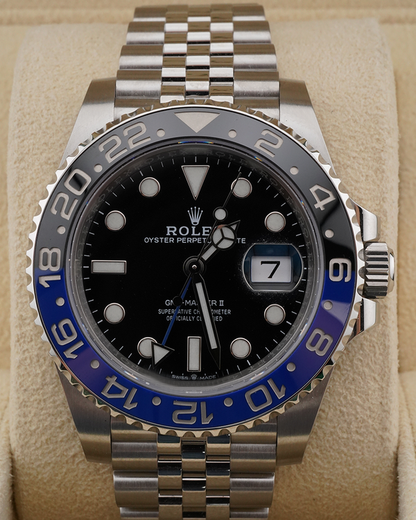 2022 Rolex GMT-Master II "Batgirl" 40MM Black Dial Jubilee Bracelet (126710BLNR)