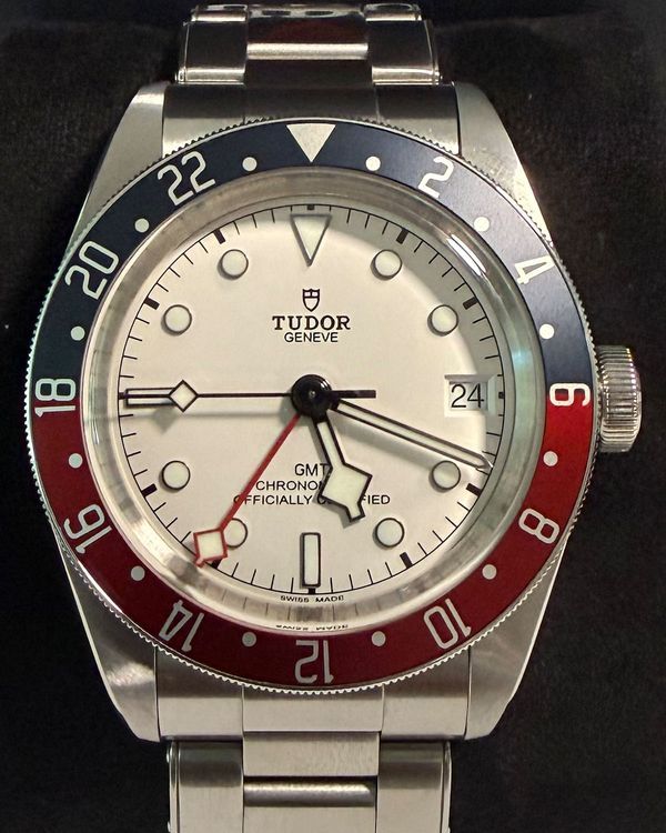 2025 Tudor Black Bay GMT "Pepsi" 41MM White Dial Steel Bracelet (79830RB)