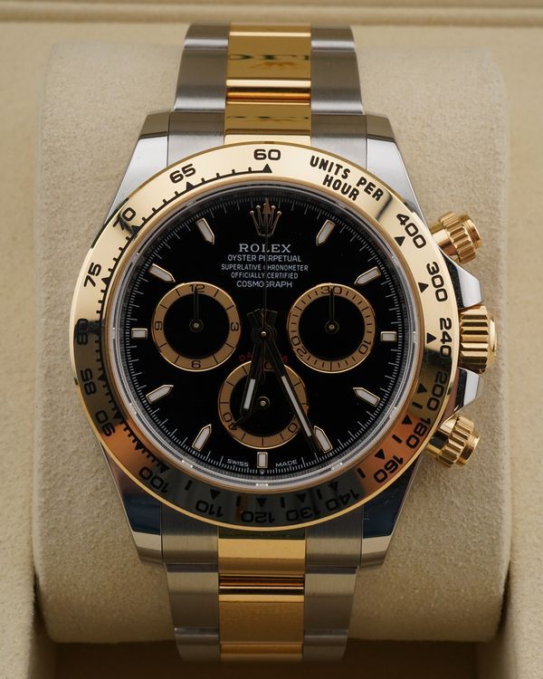 2026 Rolex Cosmograph Daytona 40MM Black Dial Two-Tone Oyster Bracelet (126503)