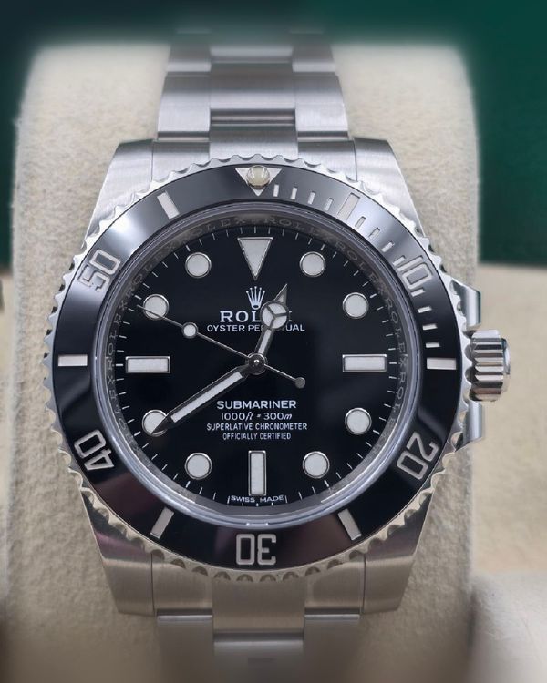 2019 Rolex Submariner No-Date 40MM Black Dial Oyster Bracelet (114060)