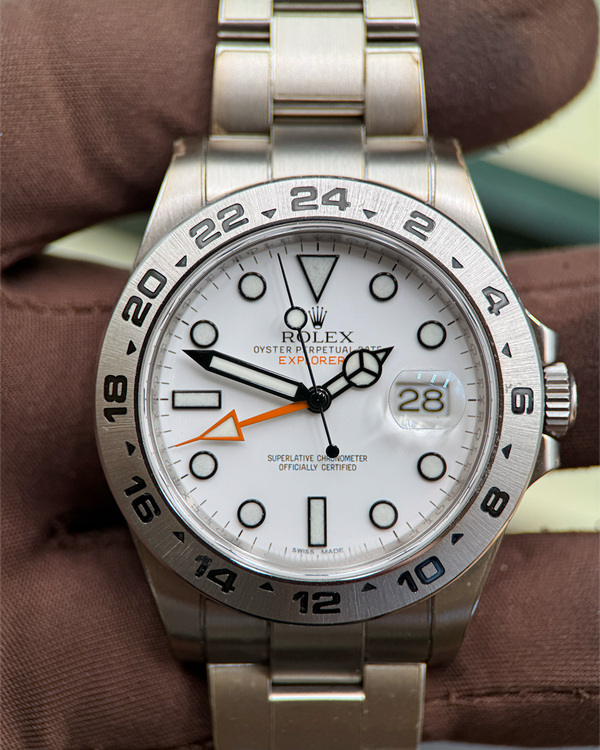 2015 Rolex Explorer II "Polar" 42MM White Dial Oyster Bracelet (216570)