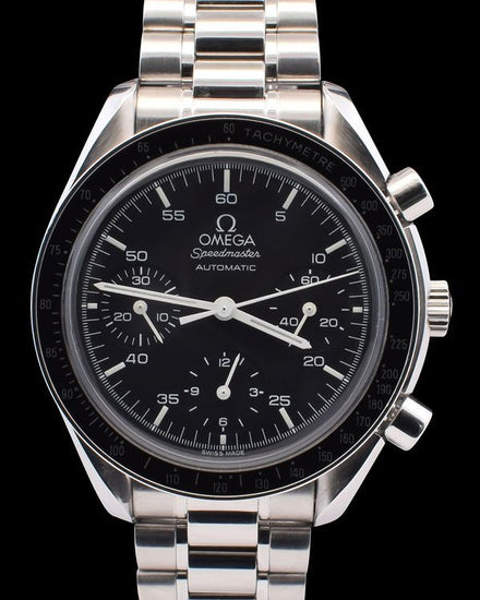 Omega Speedmaster Reduced 39MM Black Dial Steel Bracelet (3510.50.00)