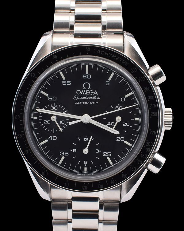 Omega Speedmaster Reduced 39MM Black Dial Steel Bracelet (3510.50.00)