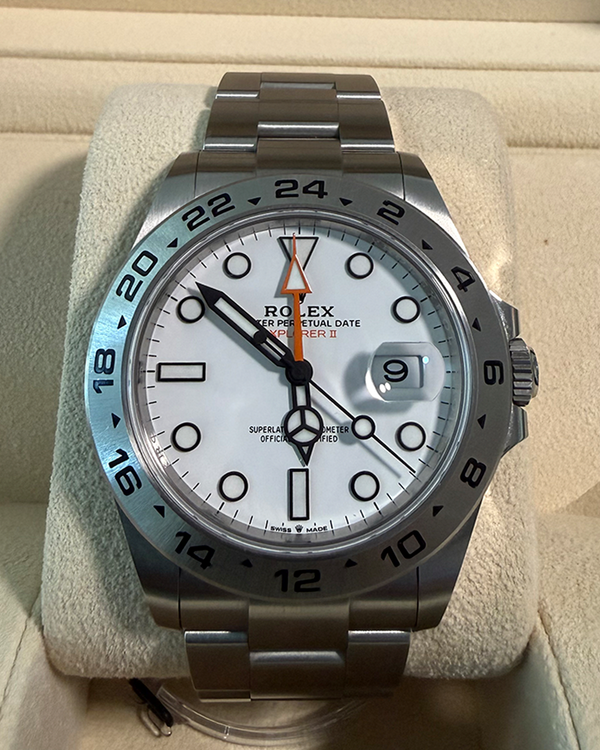 2024 Rolex Explorer II "Polar" 42MM White Dial Oyster Bracelet (226570)