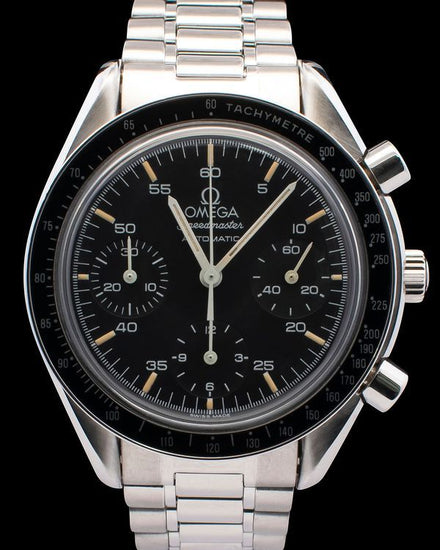 Omega Speedmaster Reduced 39MM Black Dial Steel Bracelet (3510.50.00)