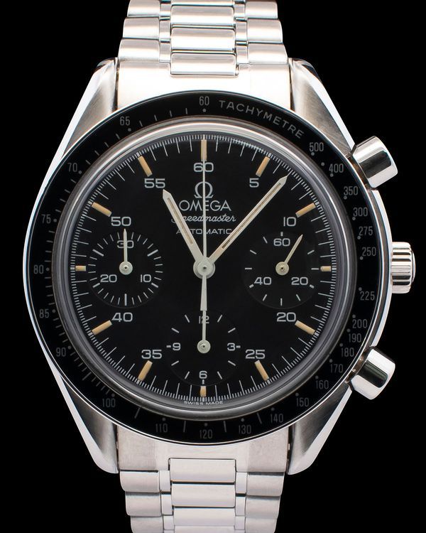 Omega Speedmaster Reduced 39MM Black Dial Steel Bracelet (3510.50.00)