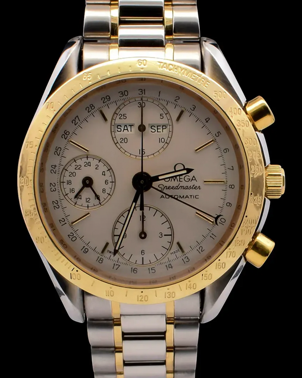 1994 Omega Speedmaster Day-Date 39MM White Dial Two-Tone Bracelet (3321.30.00)