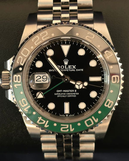 2024 Rolex GMT-Master II “Sprite” 40MM Black Dial Jubilee Bracelet (126720VTNR)