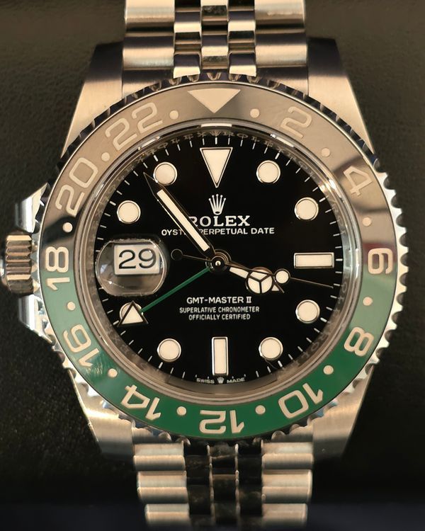 2024 Rolex GMT-Master II “Sprite” 40MM Black Dial Jubilee Bracelet (126720VTNR)