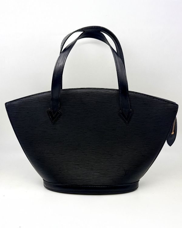Louis Vuitton Saint-Jacques Medium Shopping Tote 15 × 9.5 × 4 in Epi Leather Gold  Tone Hardware Leather Straps (M52272)