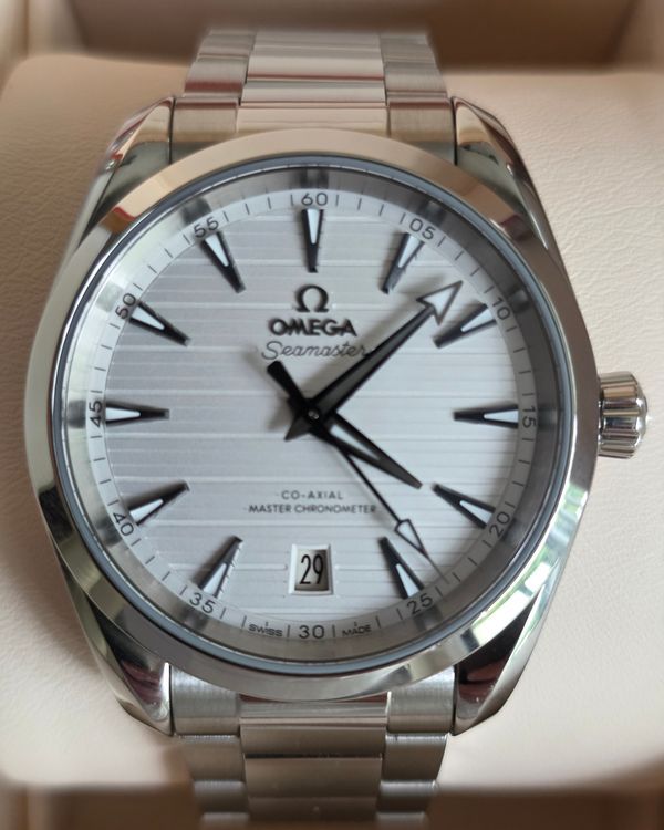 2021 Omega Seamaster Aqua Terra 150M 38MM Silver Dial Steel Bracelet (220.12.38.20.02.001)