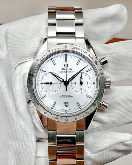 Omega Speedmaster '57 41.5MM White Dial Titanium Bracelet (331.90.42.51.04.001)