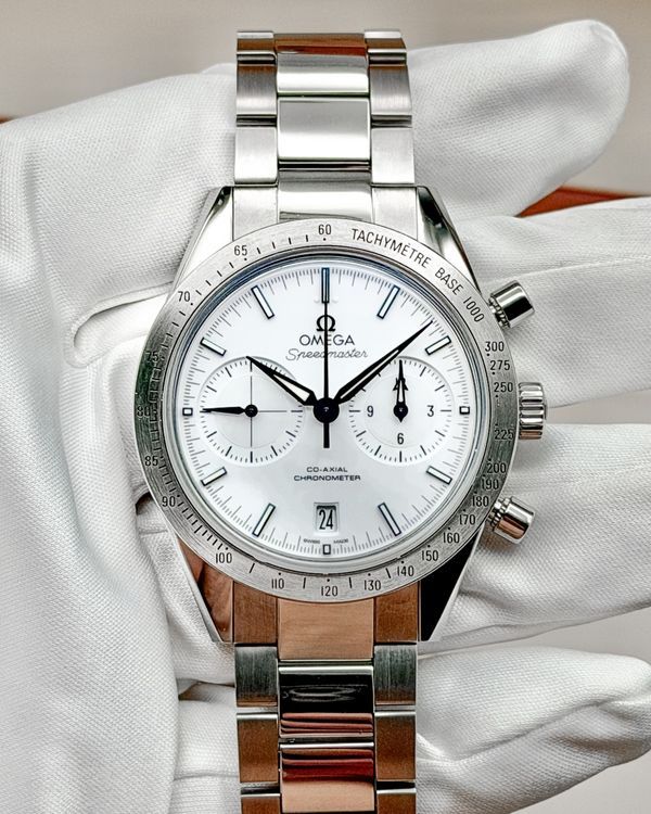 Omega Speedmaster '57 41.5MM White Dial Titanium Bracelet (331.90.42.51.04.001)