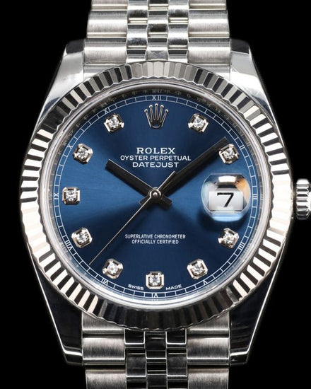 2018 Rolex Datejust 41MM Blue Dial Jubilee Bracelet (126334)