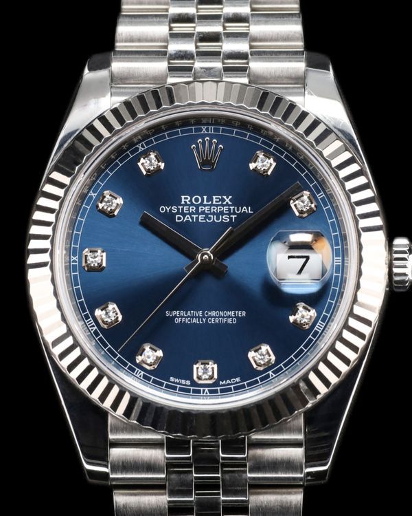 2018 Rolex Datejust 41MM Blue Dial Jubilee Bracelet (126334)