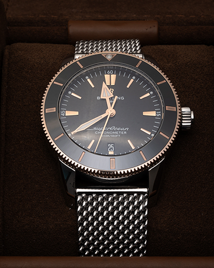 2021 Breitling Superocean Heritage B20 S.E. 44MM Black Dial Steel Bracelet (UB2030121B1A1)